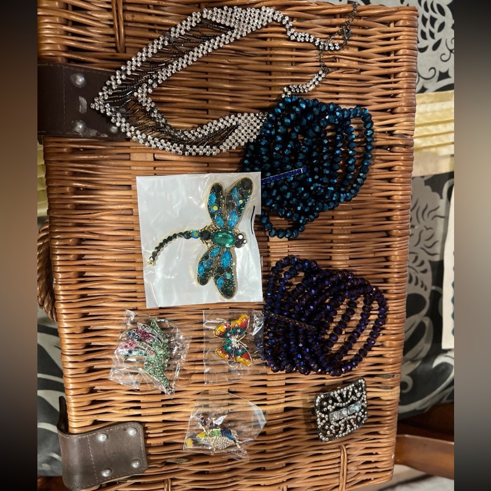 Jewelry brooches and accessories